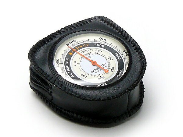 高度計 日本製 アウトドア 登山 ハイキング オリエンテーリング 高度 気圧 天気傾向 アネロイドセンサー方式 ベルトに付けれるケース付