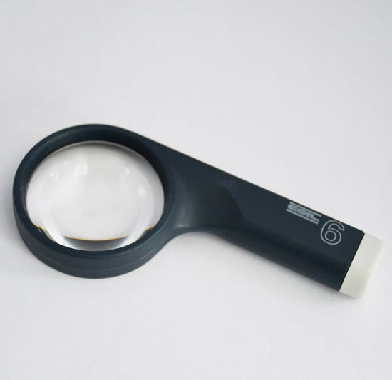 コイル社 ルーペ 高倍率 6倍 50mm 高性能 COIL 正規品 左右どちらでも持ちやすい ハンドルーペ 手持ち ..