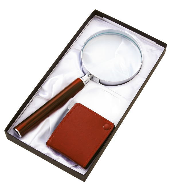 [無料ラッピング対応]ルーペのギフトセット 日本製 おしゃれ 手持ちルーペと携帯用ルーペ 拡大鏡 虫眼..