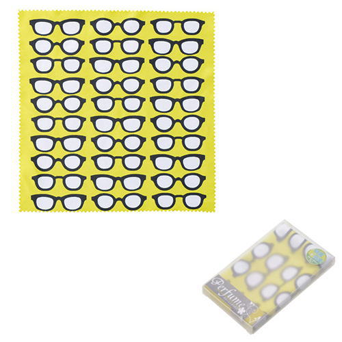 【メール便は送料無料】[選べるデザイン]メガネ拭き レンズクロス 抗菌 防臭加工 眼鏡拭き スマホ タブレットの画面 汚れ拭き 18x18cm