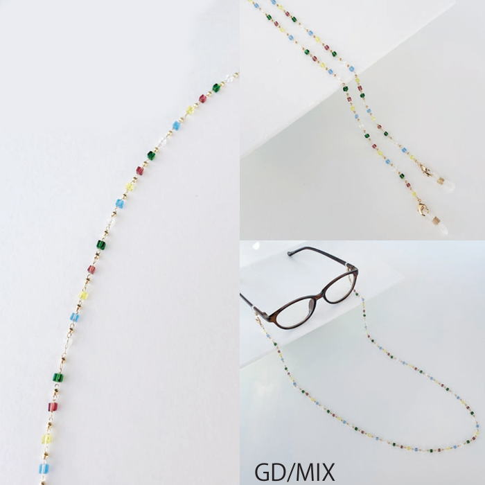 【送料無料メール便】メガネチェーンとネックレスの2WAYアクセサリー おしゃれ グラスチェーン めがね 老眼鏡　サングラスの落下防止 母の日 敬老の日