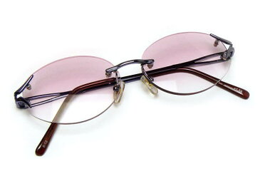 老眼鏡 シニアグラス おしゃれ メガネケース付 女性用 CK-206パープル