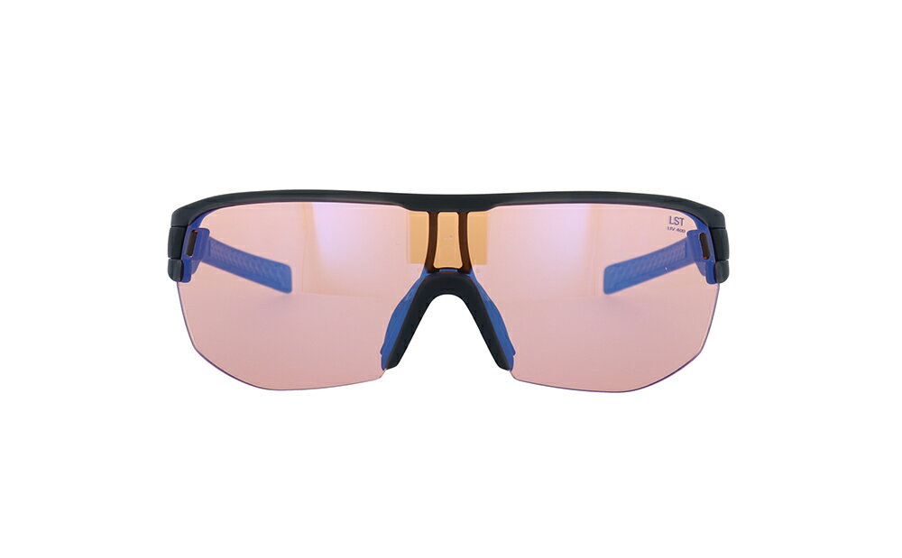 Adidas(アディダス)サングラスZonykAeroMidcutBasicSゾニックエアロミッドカットベーシックAD12-75-6800-SLSTブライトブルーミラーレンズ人気モデルUVカットアウトドアドライブスポーツ