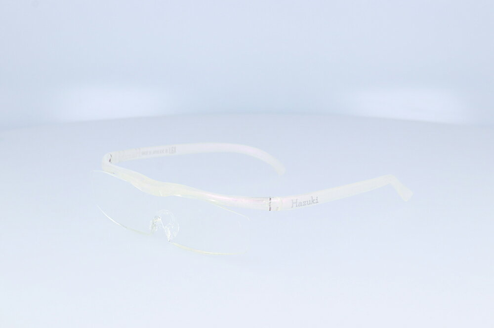 Hazuki(ハズキ) ルーペ ハズキコンパクト 1.6倍 パール クリアレンズ 標準レンズ 35%ブルーライトカット リーディンググラス 老眼鏡 遠視 読書 細かい手作業