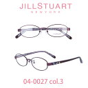 ジルスチュアート ニューヨーク メガネ Jill Stuart New York JIL-04-0027-3 パープル/パープル 子供用 キッズ用 フルリム オーバル 人気ブランド キュート おしゃれ フェミニン