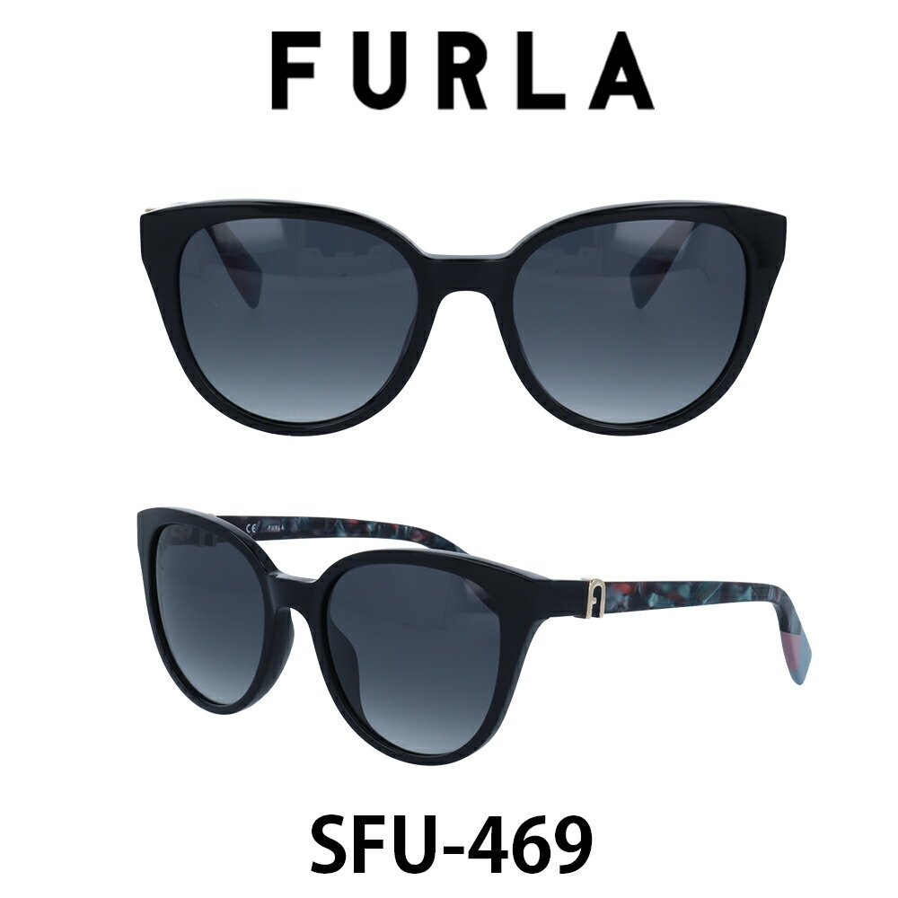 フルラ 【国内正規品】フルラ サングラス レディース FURLA SFU469 700Y ブラック/スモークグラデーション 人気ブランド UVカット キュート おしゃれ モード