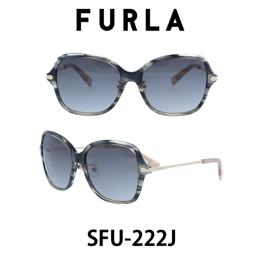 フルラ 【国内正規品】フルラ サングラス レディース FURLA SFU-222J-9HP グレーグラデーション/ブラックササ