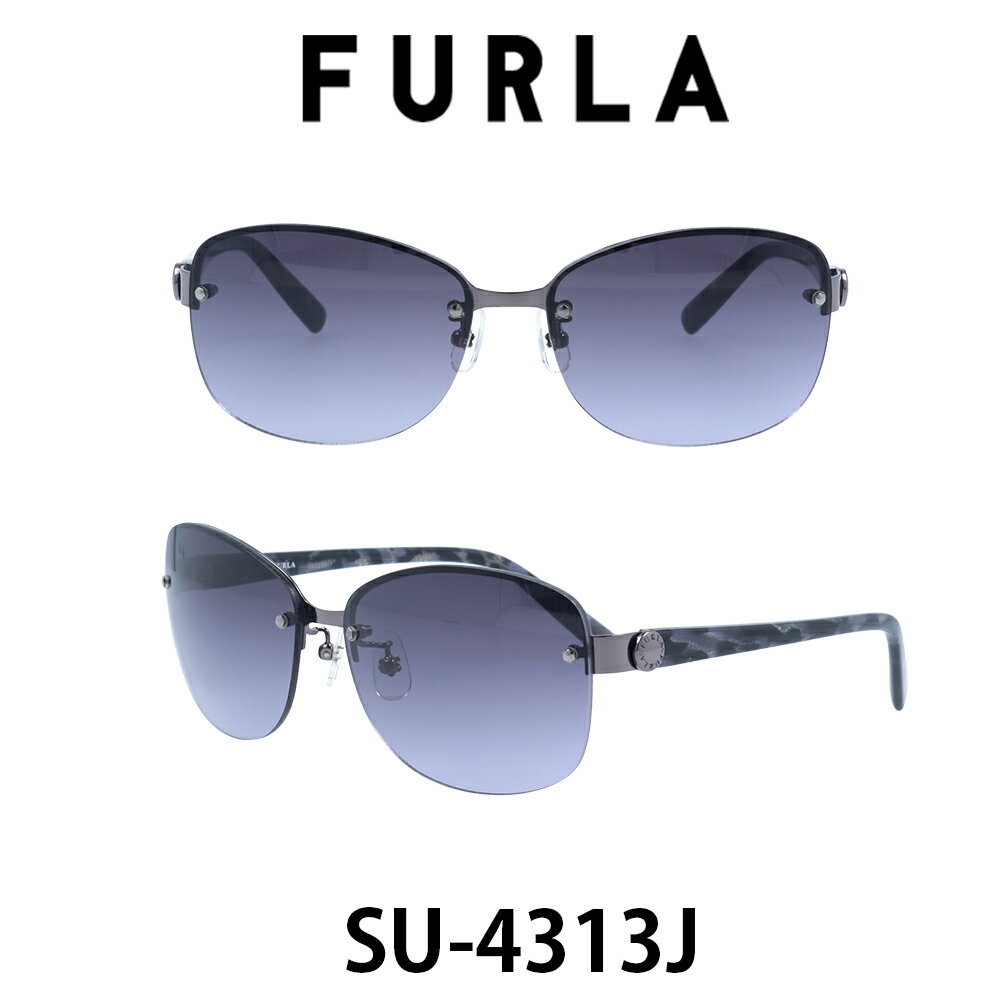 フルラ 【クーポン利用で20%OFF】【国内正規品】フルラ サングラス レディース FURLA SU-4313J-568 スモークグラデーション/ササブラック