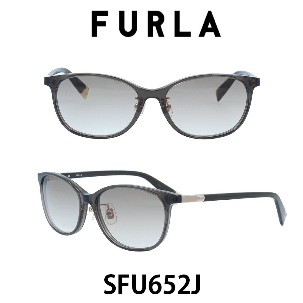 フルラ フルラ サングラス レディース FURLA SFU652J-T26 ワームライトグレーグラデーション/クリアチャコールグレー 運転用 UVカット ブランド