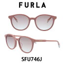 2024年 FURLA フルラサングラス SFU746J 9NF (シャイニースモーキーピンク/グレージュグラデーション) 女性　レディースサングラス　UVカット　スタイリッシュでトレンド感のあるデザイン　かけ心地の良くフィッティングのしやすい