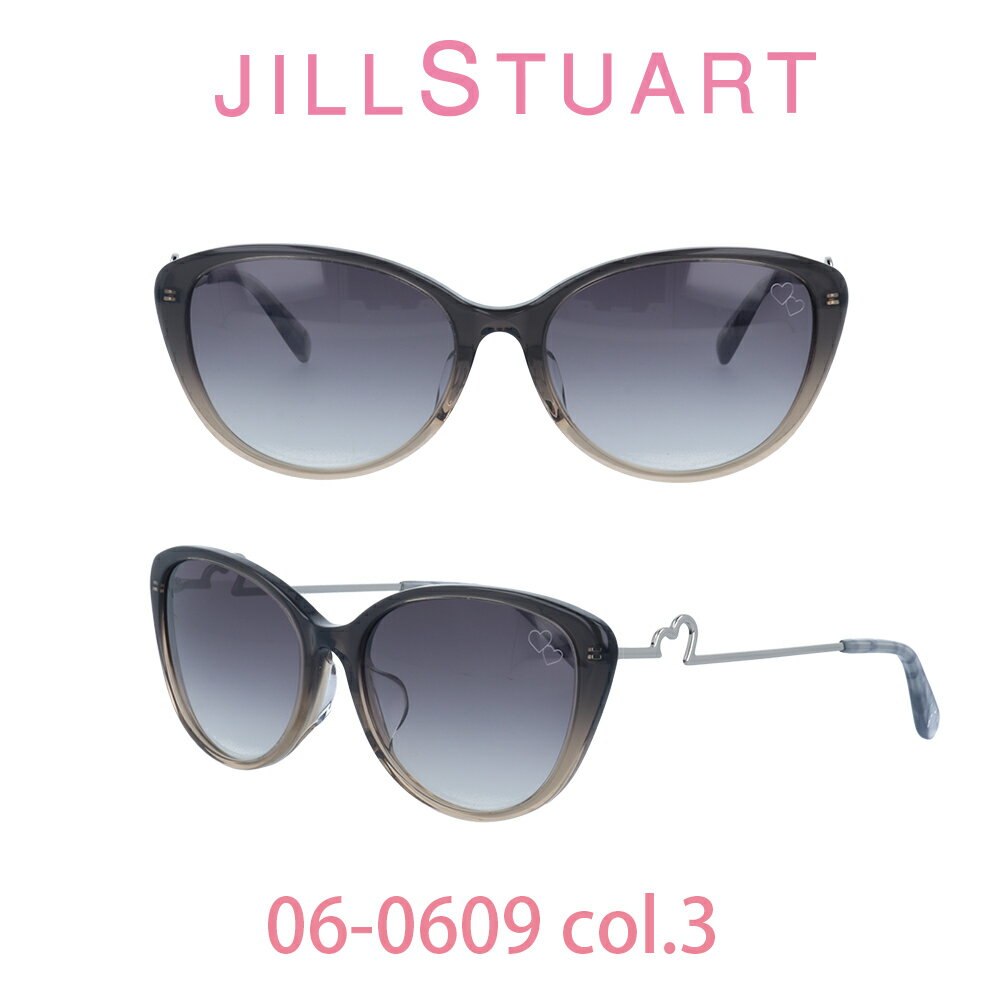 ジルスチュアート 【クーポン利用で20%OFF】【国内正規品】ジルスチュアート サングラス レディース JILL STUART Sunglasses JIL-06-0609-3 グレーグラデーション/グレー・シルバー