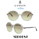 Lanvan on blue ランバン オンブルー サングラス SLB008J 7AY (シャイニークリアベージュ・シャイニーベージュハバナ/ライトブラウングラデーション) 女性 レディース フレンチヴィンテージ ランバンパリ モダンなエレガンス ヴィンテージ風