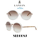 Lanvan on blue ランバン オンブルー サングラス SLB008J 856 (シャイニークリアオレンジブラウン・シャイニーライトプラヴンハバナ/オレンジブラウングラデーション) 女性 レディース フレンチヴィンテージ ランバンパリ モダンなエレガンス ヴィンテージ風(4)