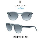 Lanvan on blue ランバン オンブルー サングラス SLB009J 98Z (シャイニークリアブルーグレー・シャイニースモークブルー/スモークグラデーション) 女性 レディース フレンチヴィンテージ ランバンパリ モダンなエレガンス ヴィンテージ風
