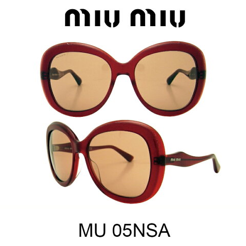 MIU MIU(ミュウミュウ) サングラス MU05NSA HAW1P1 人気モデル UVカット おしゃれ かわいいサングラス レディース uvカット