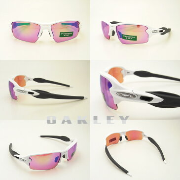 OAKLEY オークリー サングラス (アジアンフィット) フラック2.0 ポリッシュドホワイト/スレイトイリジウム 野球 ゴルフ(Sunglasses FLAK2.0 9271-10 Polished White/Prizm Golf)