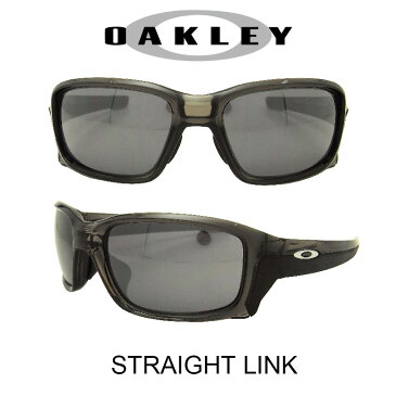 OAKLEY オークリー サングラス (アジアンフィット) ストレイトリンク グレースモーク/ブラックイリジウム 野球 ゴルフ(Sunglasses STRAIGHTLINK 9336-01 Gray Smoke/Black Iridium)