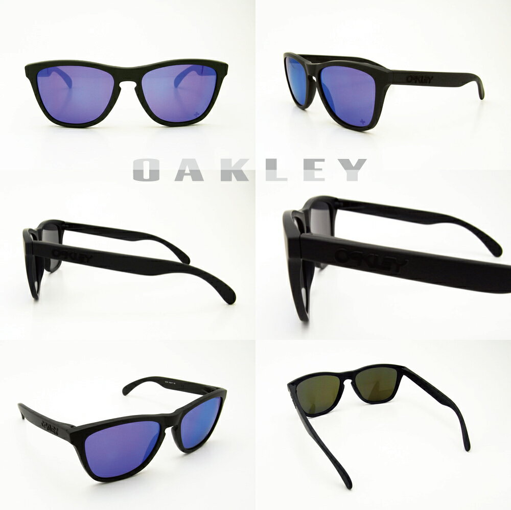 OAKLEY サングラス オークリー 野球 Sunglasses FROGSKINS 348 Carbon/Violet Iridium(オークリー サングラス フロッグスキン マットグレー/ヴァイオレットミラー)