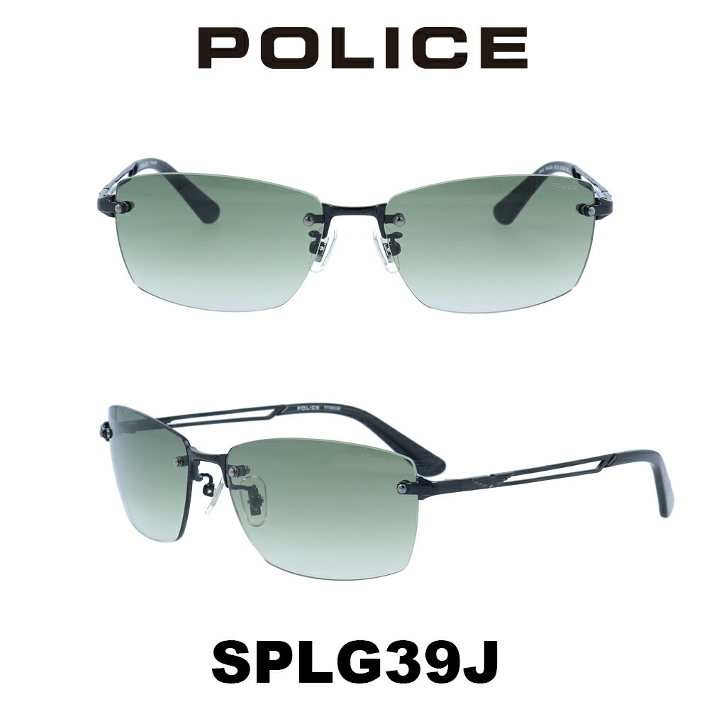ポリス サングラス メンズ POLICE SPLG39J-530V ダークグリーングラデーション/シャイニーブラック