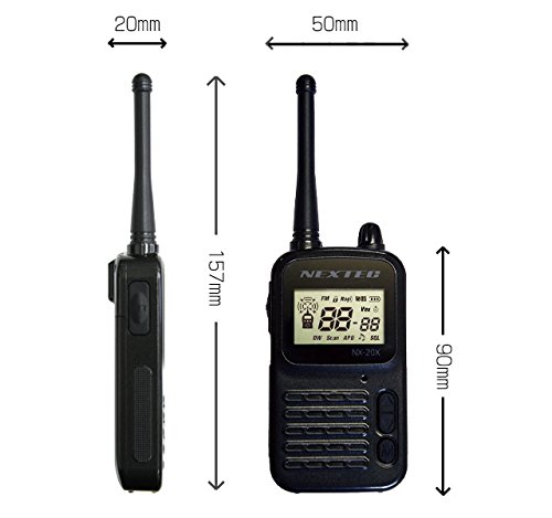 F.R.C NEXTEC(ネクステック) 2台セット 特定小電力トランシーバー NX-20X BK