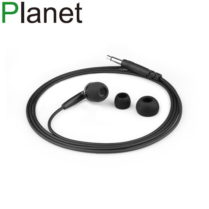 即日発送 3.5φプラグ 片耳用イヤホン カナル型 イヤーピース3サイズ付き Planet PL-EA312