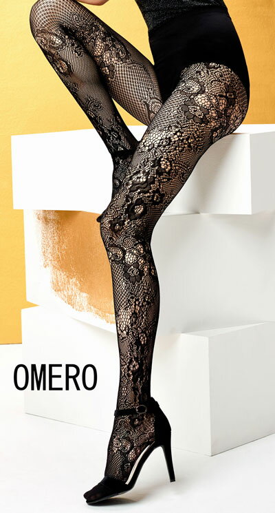 イタリア製オメロフィッシュネットストッキング　CHANTEL　collant 〜OMERO