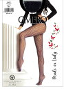 サンプル品大放出!!【メール便送付可能商品】イタリア製オメロウエイブパターン網タイツ WAVE collant OMERO MADE IN ITALY