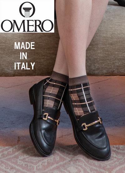 樂天商城 - 【メール便送付可能商品】イタリア製オメロタータンチェック柄ソックス　ROYAL　calzino