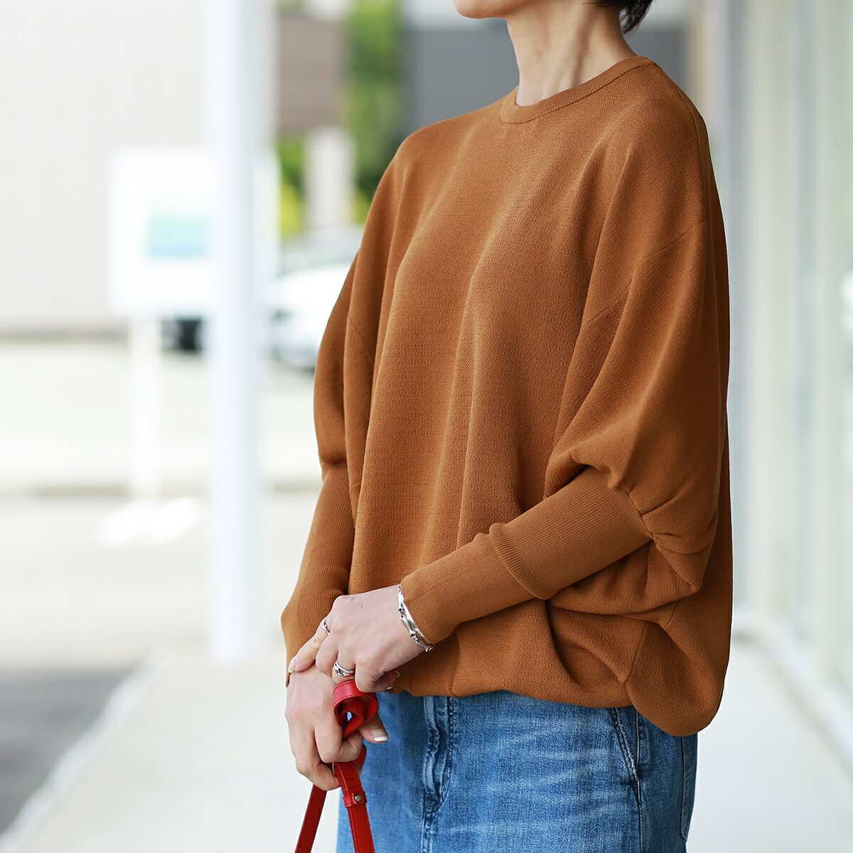 【送料無料】Le MARAIS (ル マレ)　ディープカフスドルマンスリーブ ニット【 レビューキャンペーン対象商品 】のサムネイル