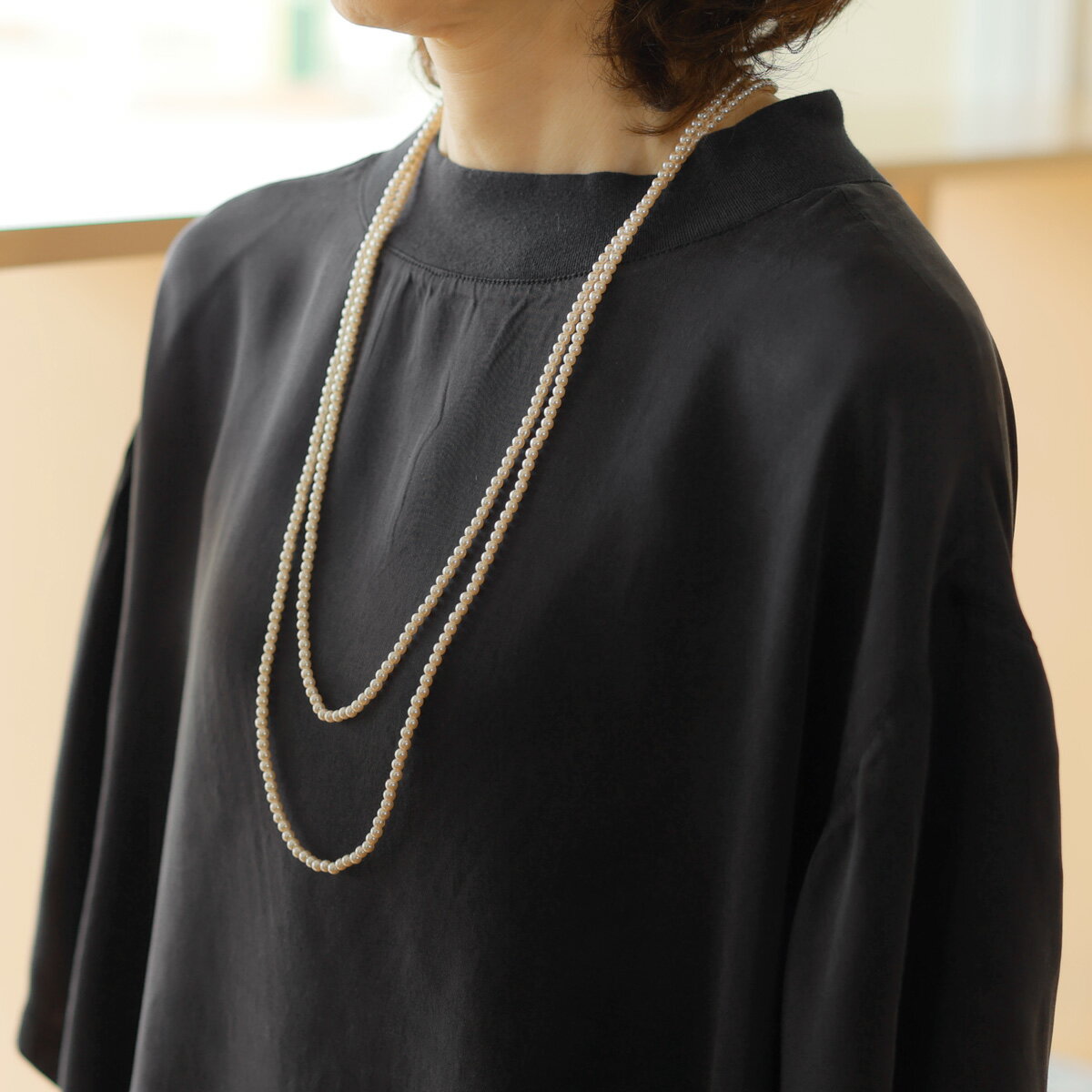 Planino Choice (プラニノチョイス) スモールグレイン フェイクパール ネックレス【 レビューキャンペーン対象商品 】