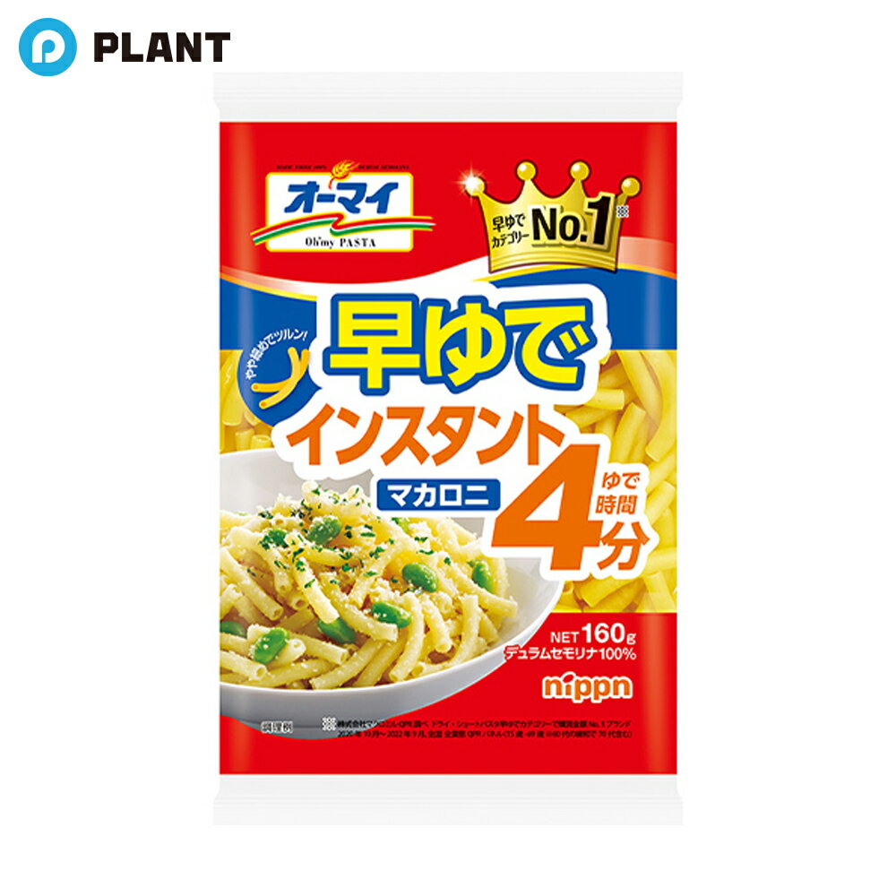 ニップン 早ゆでインスタントマカロニ 160g