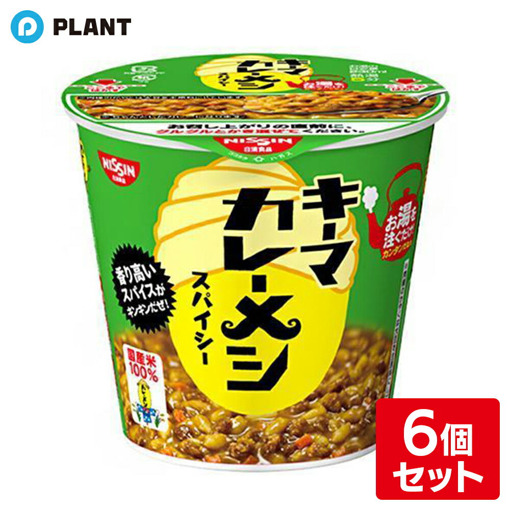 日清 キーマカレーメシ スパイシー 6個セット