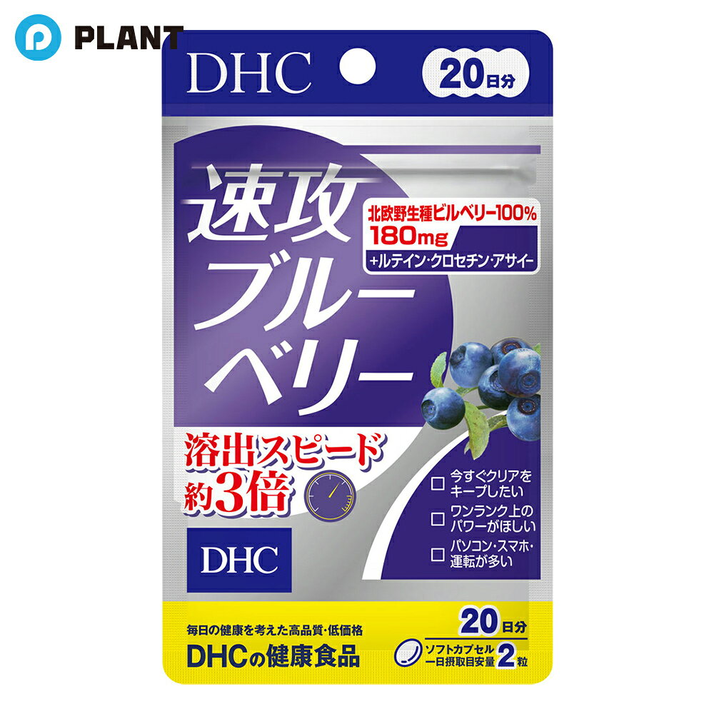 DHC 速攻ブルーベリー 20日 40粒