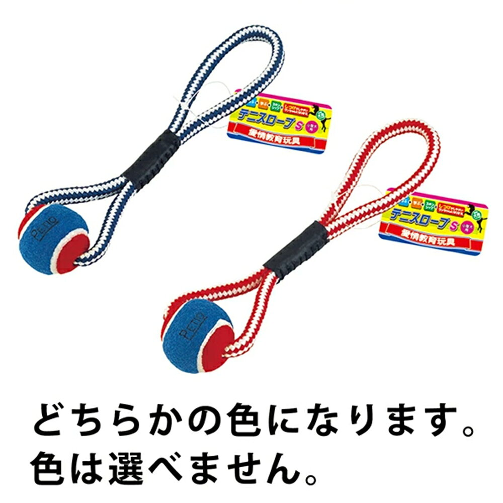 Rakuten - ペティオ 愛情教育玩具テニスロープ S 犬用 おもちゃ
