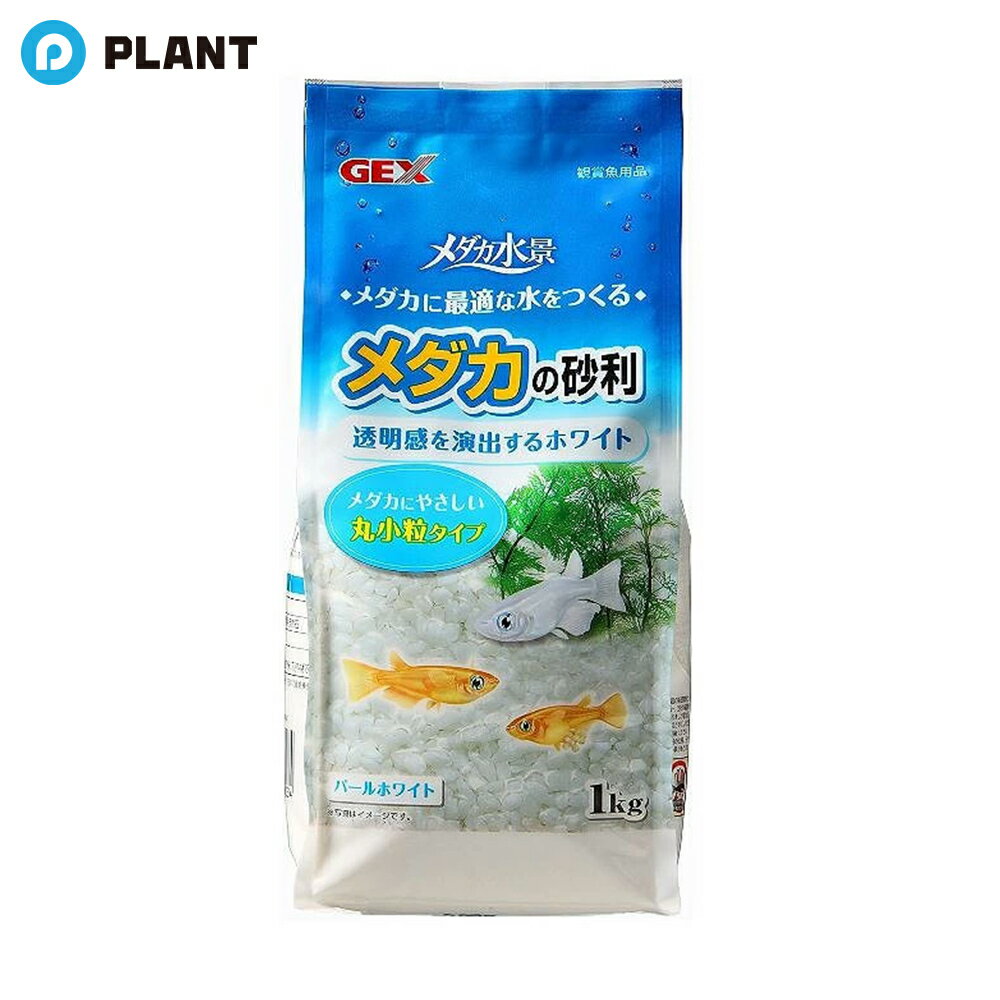 Rakuten - GEX メダカの砂利 パールホワイト 1kg