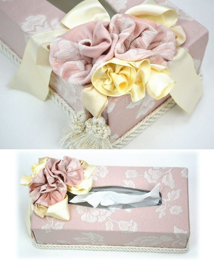 ティッシュボックス 薔薇 ピンク Heirloom Pinkティッシュカバー ティッシュケース JENNIFER TAYLOR ジェニファーテイラー 布製 ローズ 薔薇雑貨 薔薇柄 薔薇グッズ おしゃれ ギフト包装無料 [2]