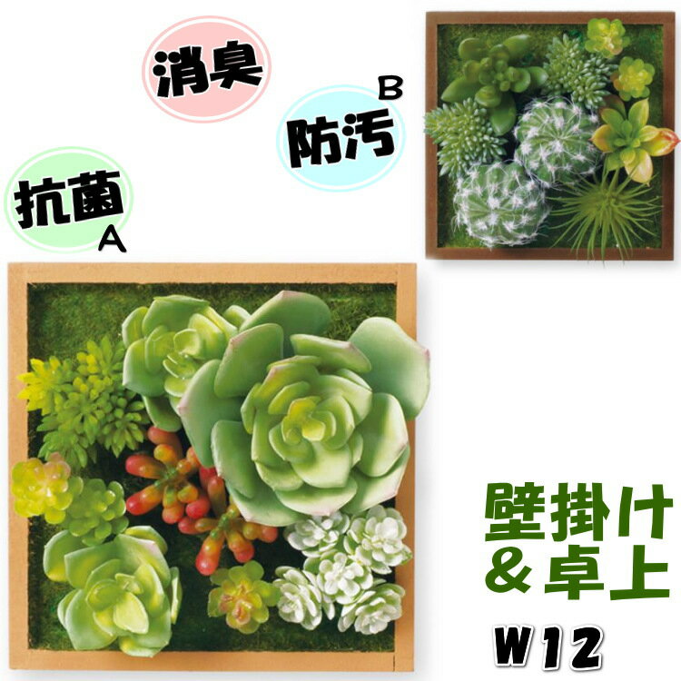 観葉植物（予算3000円以内） セール 20％OFF エクリア 木枠 クスエア S 消臭アーティフィシャルグリーン CT触媒加工 緑 kishima ボックス付き 人工観葉植物 抗菌 防汚 消臭 マイナスイオン ケース付き ギフト おしゃれ インテリア 造花 テラリウム フラワー リーフ 葉 キシマ