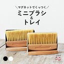 ミニブラシ&トレイ 掃除 刷毛 ハケ ブラシ ミニ そうじ ホコリ取り 観葉植物 小さい ガーデニング 卓上 机 室内 室外 ガーデン 雑貨 ガーデンツール お...