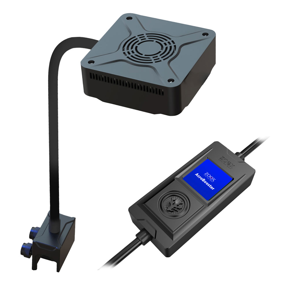 SPS、コーラルの飼育に最適化された小型水槽用LED！ZOOX　アクロブースター　65W対象30〜60cmの水槽対応ガラス厚：12mm以下特長●33個のハイパワーLEDチップが18mmのコンパクトな基板に統合された、画期的なデザインのSPSコーラルの飼育に最適化された小型水槽用、高性能コントローラー搭載の最新LEDです。●先進的なセラミック基板は、アルミ基板よりも30倍・銅基板よりも10倍もの優れた熱放射性能を誇ります。これにより、LEDの最高性能を引き出し長寿命かつ耐久性のあるLEDを提供します。●新設計によりシームレスなカラーミキシングと最高水準の光の浸透が可能となり、照明の卓越性において新たなスタンダードを確立しました。●最新のLEDチップがサンゴの成長に最適なカラーミキシングと浸透性を提供します。●シームレスなUVとブルーに加え、Apollo　14000K　True　Sunスペクトラムでサンゴの成長と鮮やかな色彩を最適化します。●6つのスケジュールを備えたインテリジェントコントローラーで簡単なアクセスと管理が可能です。●フレキシブルなアームにより最適な位置から光の照射が可能です。数量1個仕様LEDチップ数量：33ピース最大消費電力：65W±10％入力電圧／周波数：100　ー240VAC　50／60Hzサイズ（約）本体：幅100×奥行100×高さ36．4mmアーム部分：長さ300mm生産国中国ご注意※本品はアクアリウム用品です。目的以外の用途では使用しないでください。検索用キーワード水槽　ライト　ZOOX　アクロブースター　65W　LED　サンゴ　SPS　400−480nm　アクアリウム　アクア　アクアリウム用品　海水用品　海水　コーラル　コーラルライト　海水魚　照明　LEDライト　4540103070556　20240407　kak　y24m04　bnr2511zoox