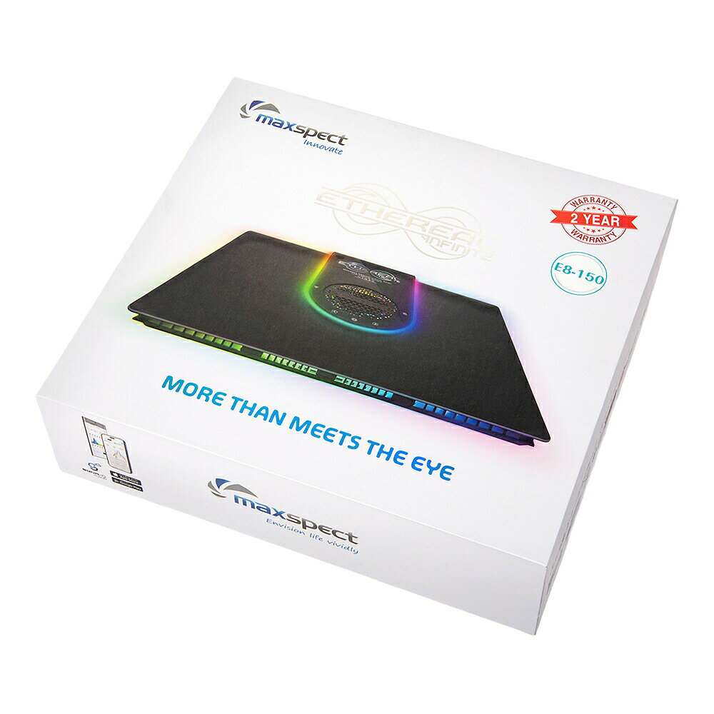省エネモード搭載の高性能LED！maxspect　Ethereal　Infinite　E8−150　150W対象幅60cm水槽〜海水魚、サンゴなど特長●理論上の最大出力が726Wの276個のLEDチップを搭載し、この膨大な数のLEDチップを150Wのみで駆動して、フルブルーとフルホワイトのスペクトル間のシームレスな移行を可能にすることで水槽の照明環境を比類のない方法で制御します。●省エネモードを搭載しており、エネルギー消費量を削減しながら低照度から高照度のサンゴまで十分なPAR値を提供します。●サンゴ生息地光環境機能を使用する事で希望する地域を選択でき、自動的に特定の生息地の自然光条件、夜明けと夕暮れのサイクル、季節の変化を再現します。●高品質アルミニウム合金で作られており、厚さはわずか3．25cmです。数量1セット仕様定格出力：150W適合水槽：幅60cm〜LEDチップ詳細UV390nm×12バイオレット×12ディープブルー×12ロイヤルブルー×96ライトブルー×72シアン×12グリーン×12クールホワイト×24ウォームホワイト×12レッド×12サイズ（約）本体：幅330×奥行き255×高さ32．5mm重量（約）本体：1613gご使用方法●別売の吊り下げワイヤーキットで吊るして設置することも可能です。●Syna−G　クラウドアプリに関しましては、付属の説明書をご覧ください。ご注意※本品はアクアリウム用品です。その他の製品には適合しませんので、あらかじめご了承ください。※スタンドは付属しておりますが、吊り下げワイヤーキットは別売です。取り付け方法に応じて別途お買い求めください。検索用キーワード水槽　ライト　maxspect　Ethereal　Infinite　E8−150　150W　LED　海水　サンゴ　照明　6971764813455　アクアリウム　アクアリウム用品　LEDライト　LED照明　UV　ハイパーレッド　レッド　グリーン　ブルー　ウォームホワイト　ホワイト　シアンブルー　ディープブルー　バイオレット　ロイヤルブルー　クリアブルー　赤　緑　青　白　紫　アーム　スタンド　アーム式　スタント式　吊り下げ式　吊下式　混色　混色系　変色　変色系　海水水槽　海水魚　海水用　海水専用　海水魚用　サンゴ用　水槽用品　システムLED　systemLED_highend　エーテル　y26m03　kak　20260317　アプリ操作