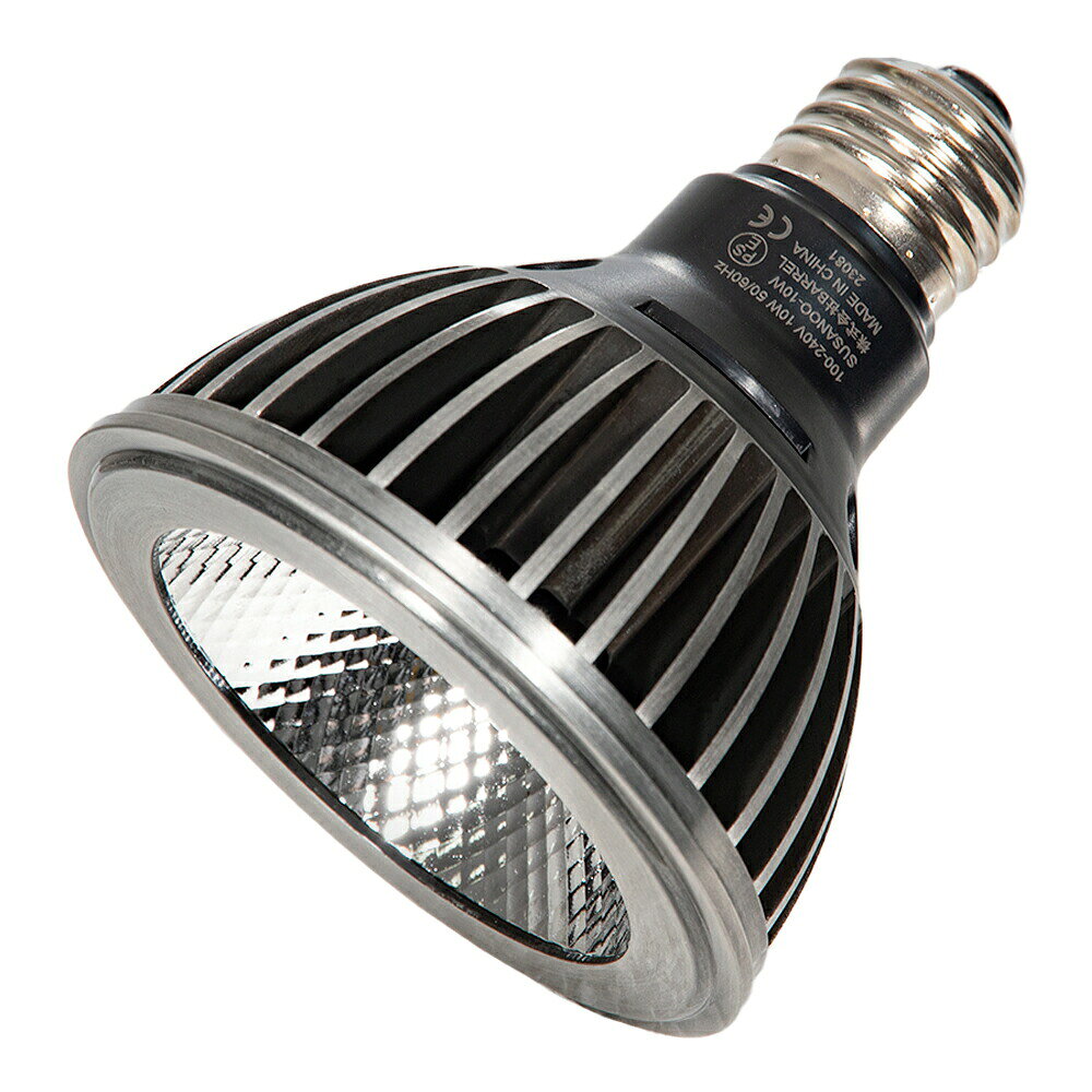 実際に育成研究する事で出来上がった海の光！BARREL　海水用ライト　SUSANOO　10W　シルバー対象海水魚、サンゴ、海藻類、陰性水草など特長●棲息深度が大幅に異なる多種多様な海藻などの育成を主な目的として設計されたLEDライトです。●独特の波長は、林床部や河川の日陰にも近い波長領域のため、陰性水草党の育成にも利用できます。●驚くほど美しい、青みを帯びた透明感のある水景を楽しめます。数量1個仕様●定格入力電流：159mA●定格電圧：100V−240V●室内用AC：AC100V−240V（50−60Hz）●消費電力（Low　power）：10W●推奨照射距離：30cm−70cm●色温度：約11000−16000K●ビーム角：反射板あり24°●照度（LUX）：11000lux●光束（Lumen）：1150lm●口金（BASE）：E26●光合成光量子速密度PPED（照射距離40cmの時）：235μmol　m−2　s−1●定格寿命（Rated　life）：20000hours●演色評価指数（Ra）：Ra94●LEDチップ：SMD●1カ月の電気代：1日12時間照射×31日＝約100円（1kwh単位27円で計算）サイズ（約）全長：10．2cm外径：8．6cm重量（約）190gご注意※本品はアクアリウム用品です。目的以外の用途では使用しないでください。※BARREL社製ライトは調光器に対応しておりません。故障・発火の原因となりますので使用しないようお願い致します。検索用キーワード水槽　ライト　BARREL　海水用ライト　SUSANOO　10W　シルバー　サンゴ　コーラル　ソフトコーラル　タイドリウム　海水　海水魚　海水魚水槽　マメスナ　プラグサンゴ　アクアリウム用品　アクアリウム　マリンアクアリウム　照明　育成用　育成用ライト　4562496461919　20230927　y23m09　mura　バレル　スサノオ　LED　海藻　陰性水草　口金E26　青　ブルー　インテリア　海藻育成　ワカメ　昆布　海ブドウ　LEDライト　透明感　省エネ　長寿命　光合成　イソギンチャク　藻　太陽光