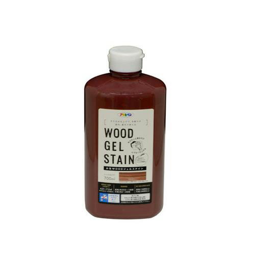 塗装 木材 木部 ニス ステイン 塗料 水性WOODジェルステイン 700ml マホガニー アサヒペン