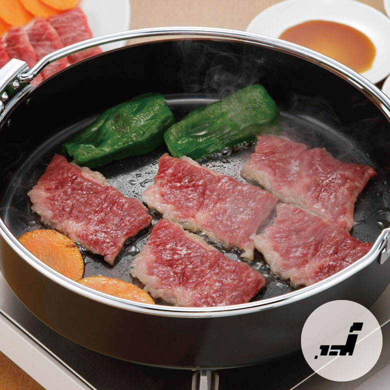 [エントリーでP+5倍] 下村企販 すき焼き鍋 鉄製特厚すきやき鍋 26cm IH対応 鉄製 日本製 すき焼き 焼肉..