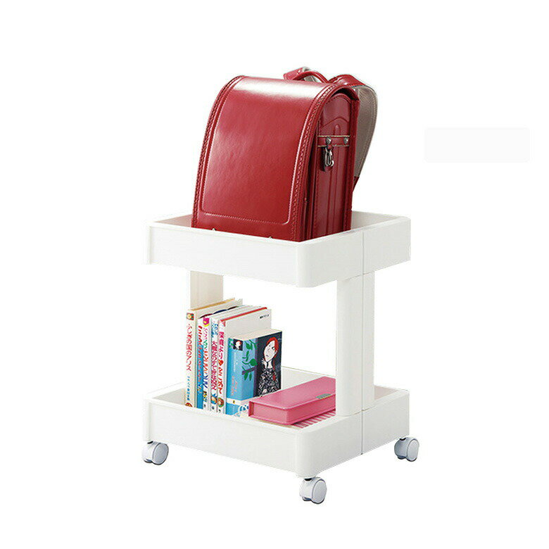 [エントリーでP+5倍] 台所 キッチン 組み立て 簡単 キッチンワゴン スマートワゴン Fit W350 2段 不動技研