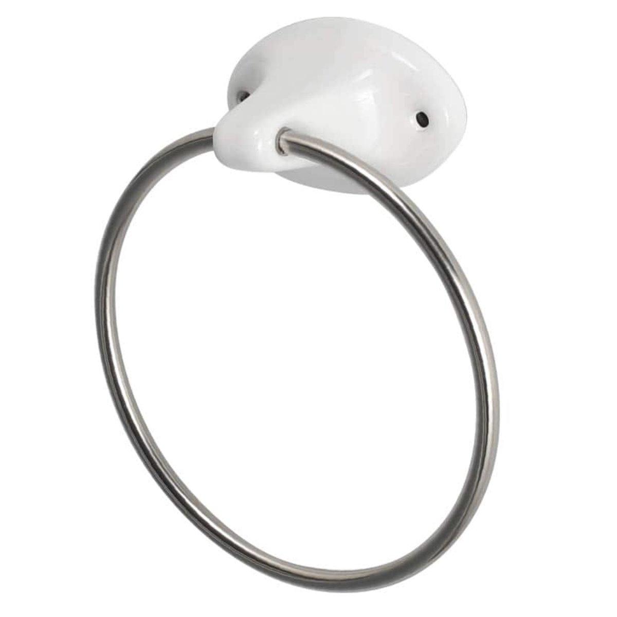 乐天商城 - DULTON タオルリング PORCELAIN TOWEL RING