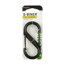 ナイトアイズ NITE IZE NI01098 エスビナー S-BINER プラスチック 4 ブラック／ブラックゲート