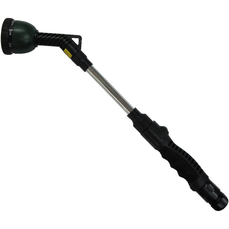 全長約52cm 多機能ロング散水ノズル マルチロングノズル 52cm 52cm 軽い 軽量 ロングノズル 多機能ノズル ロング 多機能ロングノズル 手元スイッチ かがまない 8種類 円射 シャワー 平射 直射 キリ 大量流 横射 扇