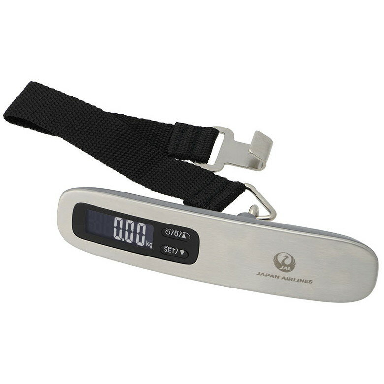 【暗くても見やすい】 ライト付き ラゲッジスケール ブラック ドリテック バックライト付き 荷物量 測定 旅行 コンパクト 便利 JAL 機内持ち込み 搭乗 飛行機 空港 旅行グッズ