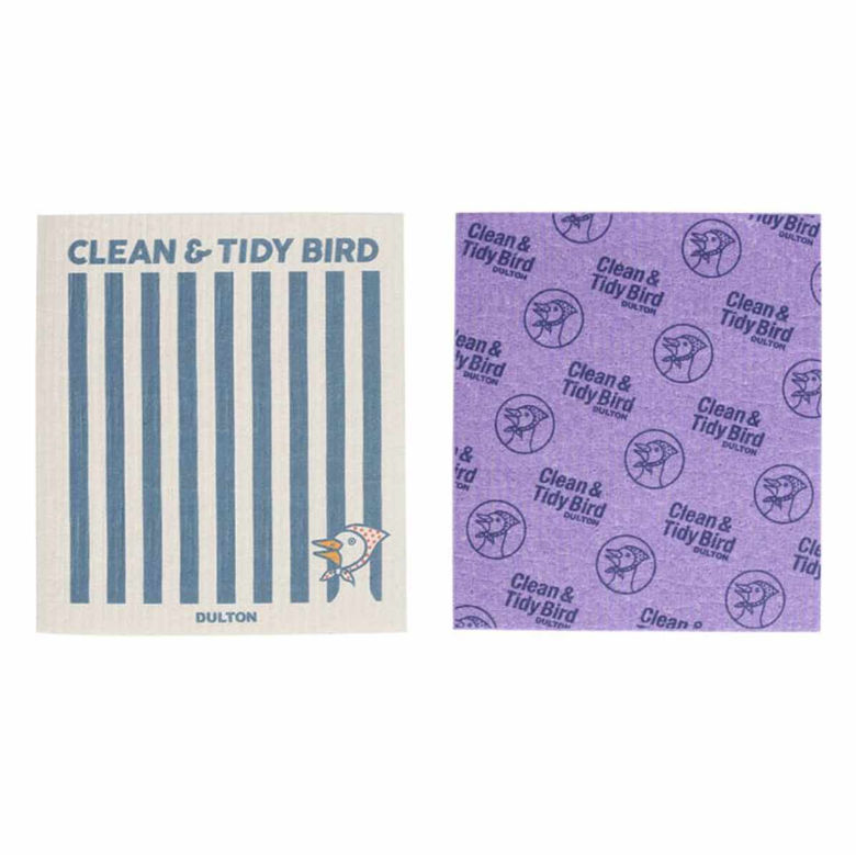 DULTON ダルトン キッチンクロス ふきん CELLULOSE CLOTH Sサイズ 2枚組 パープル