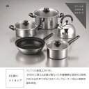 フジノス エレックマスタープロ 20cm パスタポット 高品質 日本製 国産 ガス200V IH 対応 高級 ステンレス 3